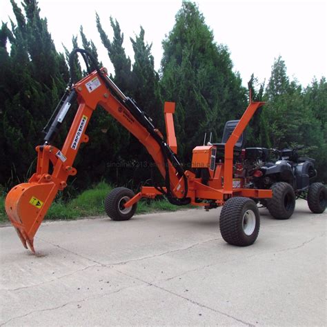 tow behind mini excavator|towable mini backhoe for sale.